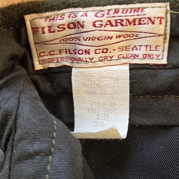 Authentic Filson Mackinaw Wool Pants - Picture 3 of 7